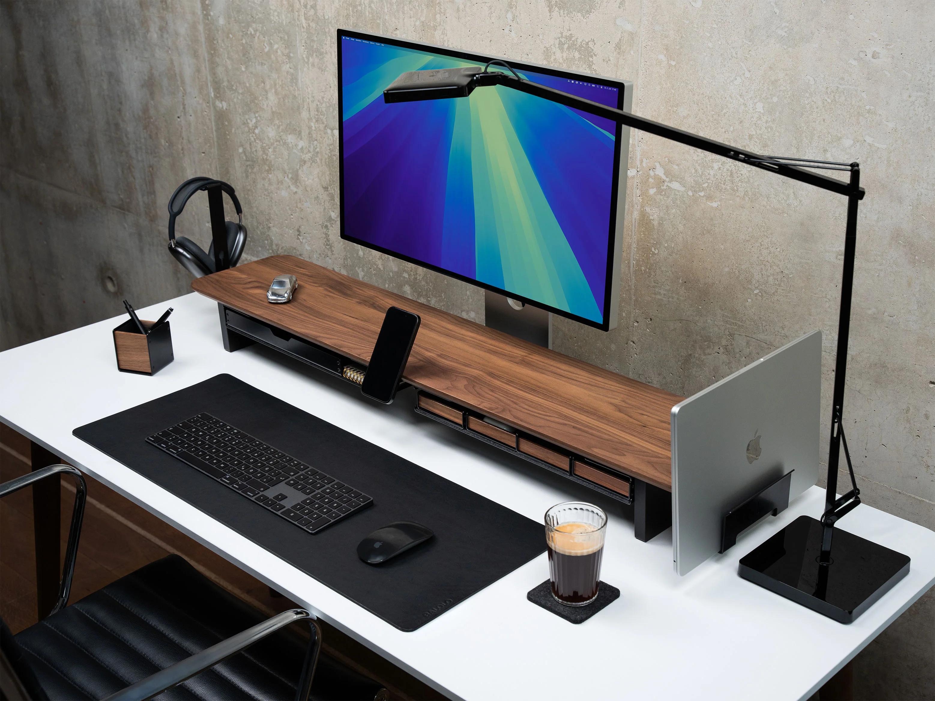 Setup Cockpit Monitorständer Large - Massivholz - Image 5